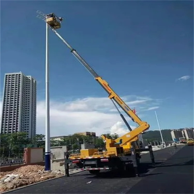 后安镇维修路灯的曲臂升降车出租